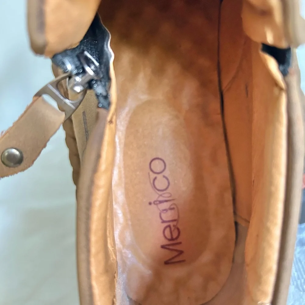 Chukka Boots Menico Sport Leather Slip On Stitched Driving Moccasin Size 10